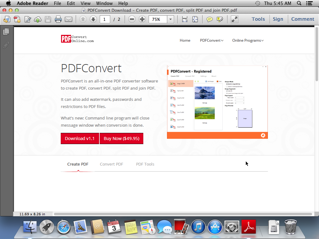 how to download adobe pdf on mac